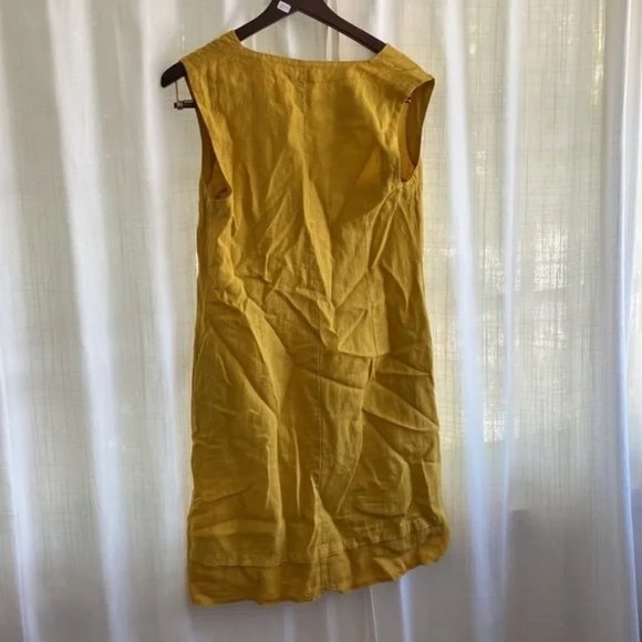 Gold Shift dress by GRAND (size: M) - Picture 3 of 3